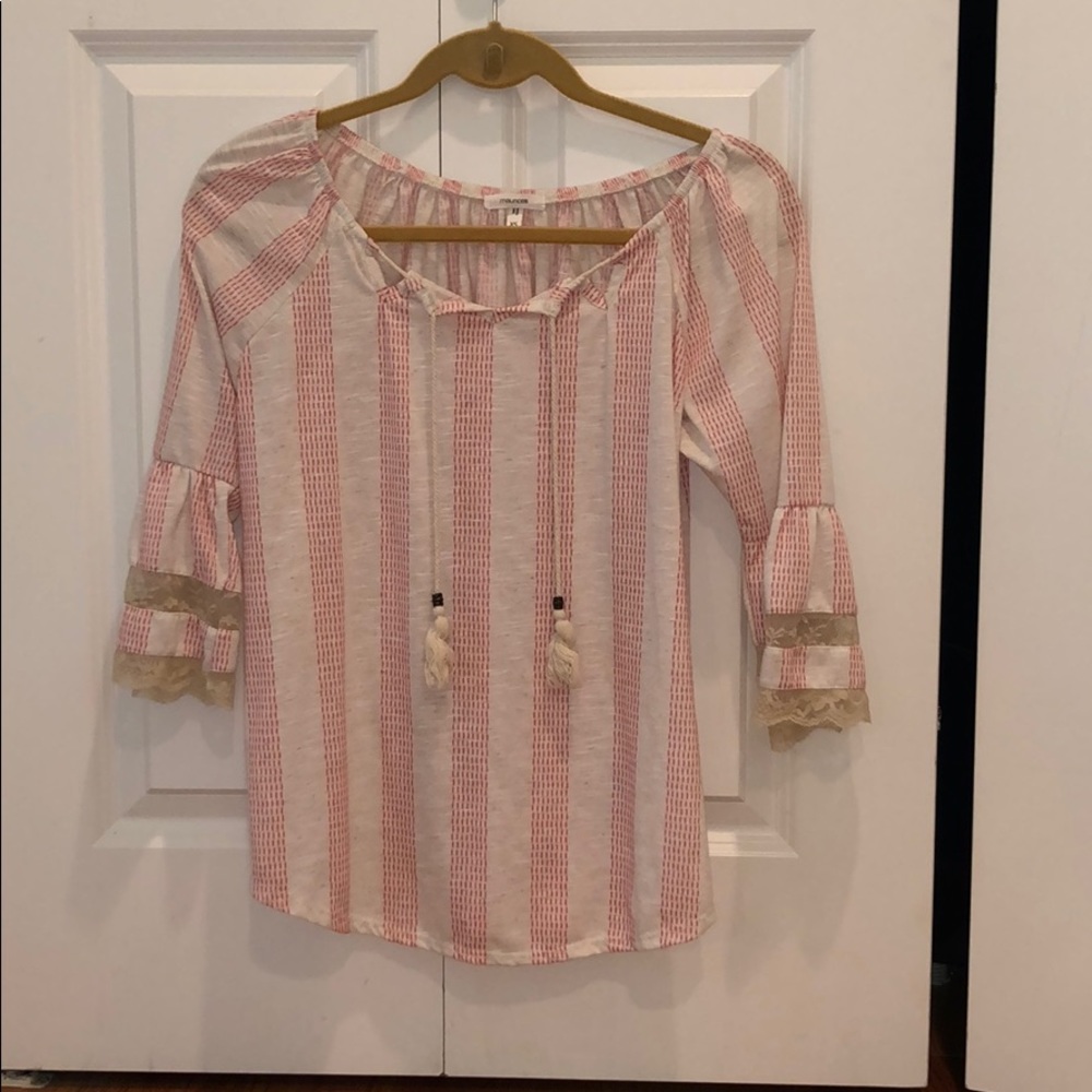 Pink and White Boat Shirt